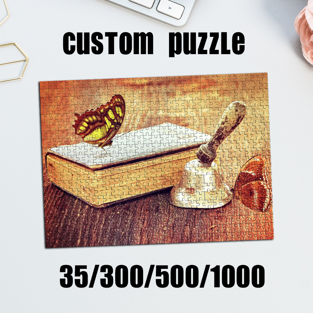 Home Decor Pt - 35/300/500/1000pcs Personalized Custom Photo Puzzle scenery