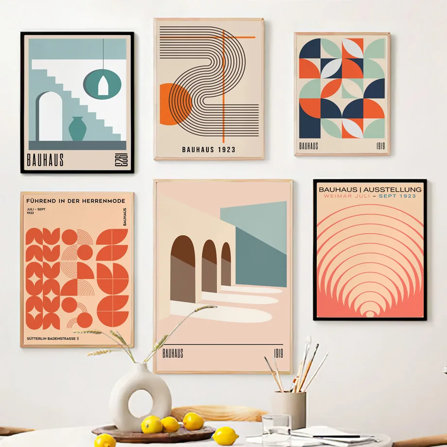 Bauhaus Expo Canvas Wall Art - - مراجعة Home Decor Expo وسعره