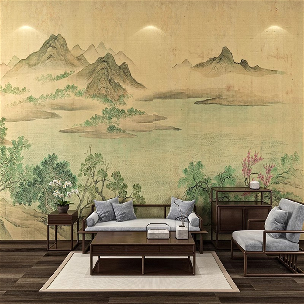 Custom art mountain range wall - مراجعة Neutral Throw Blanket وسعره