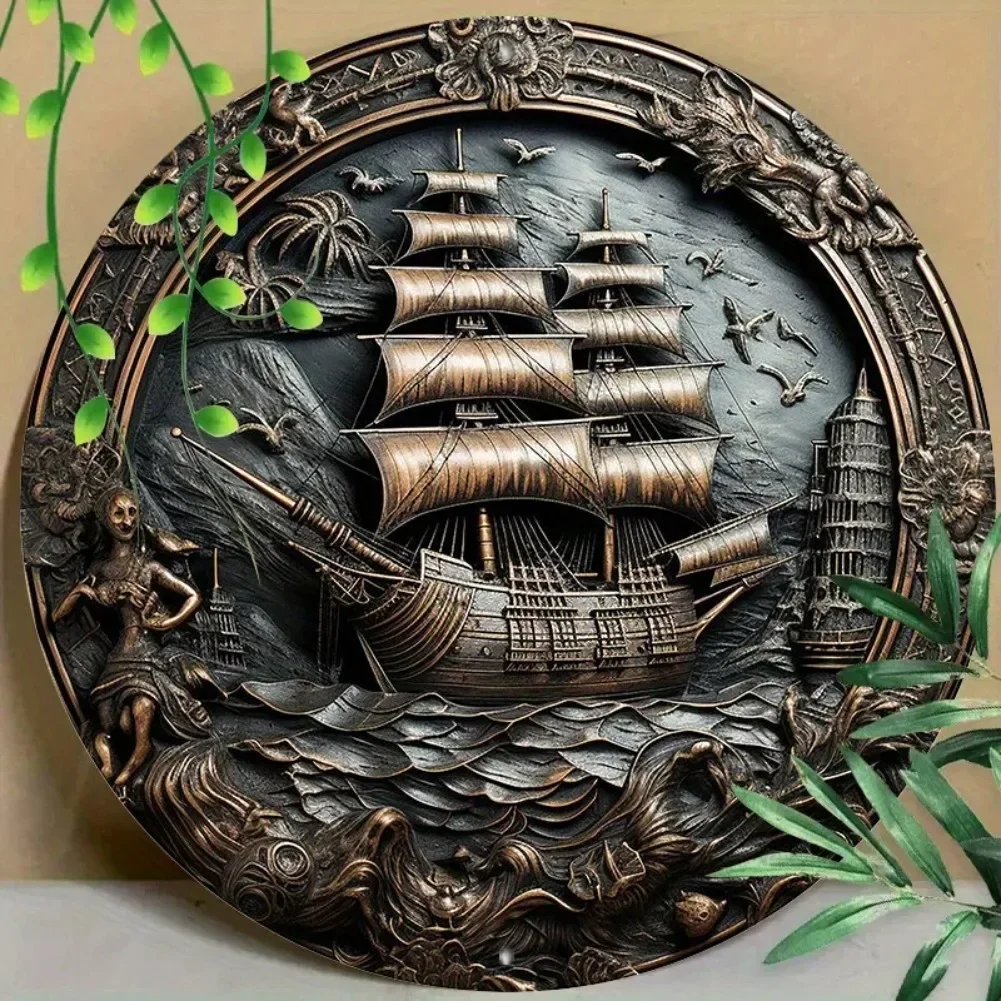 8in & 11.8in 1pc Round 3D Pira - مراجعة Home Decor Shop وسعره