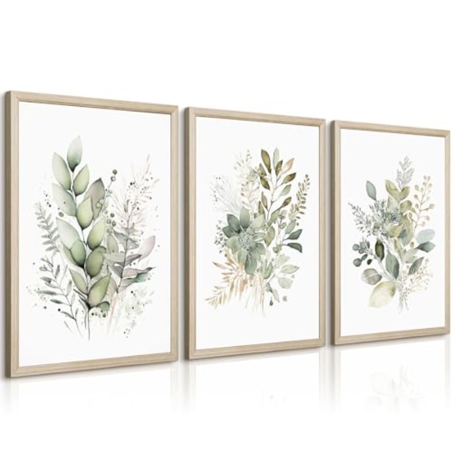 Boho floral wall art set of 3 - مراجعة Watercolor Poster Print وسعره