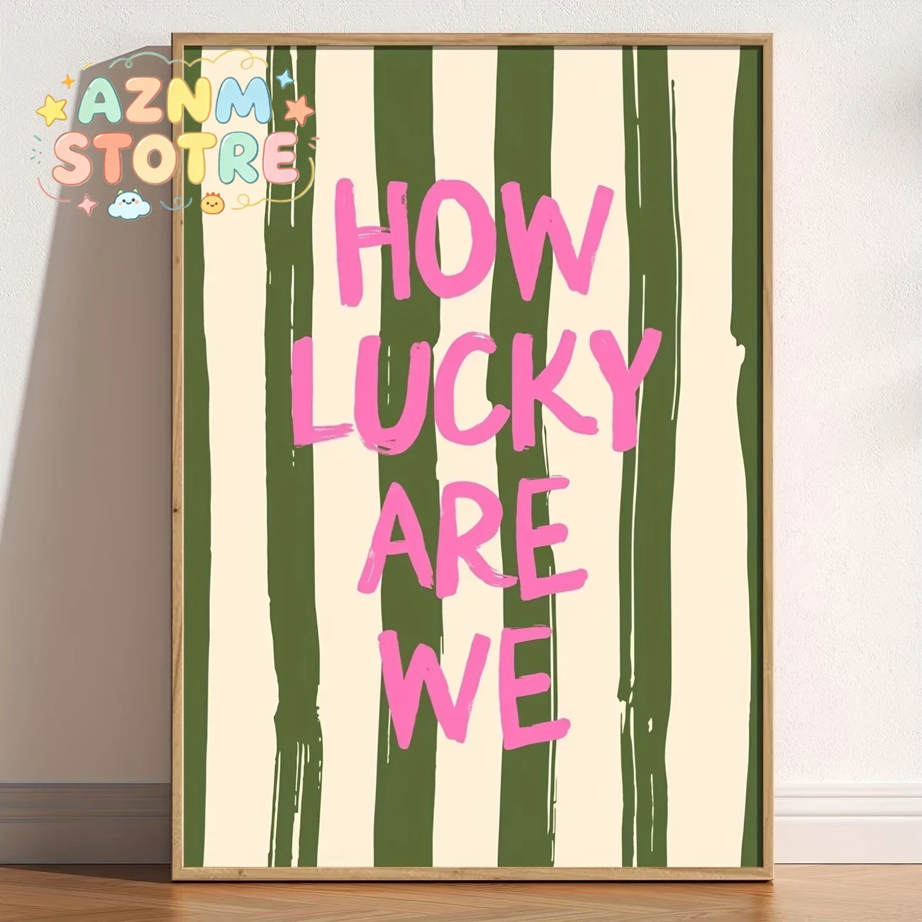 Modern,Retro How Lucky Are We - مراجعة Home Decor How To وسعره