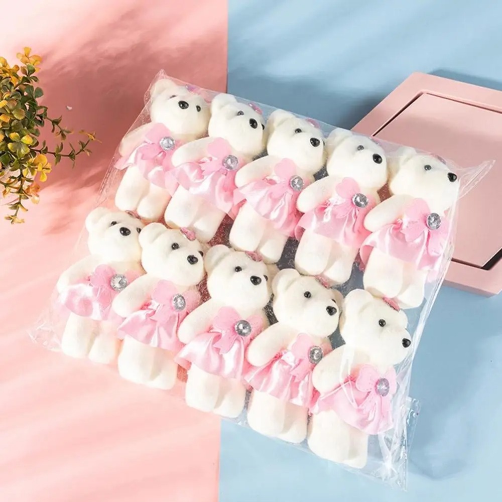 Home Decor Inspo - 10pcs Bouquet Bear Ice Cream Diamond