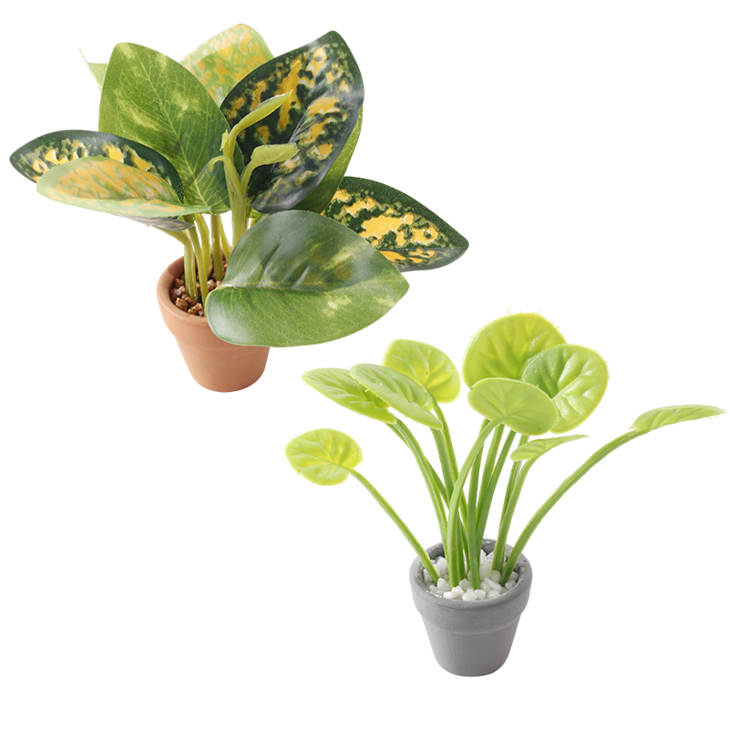 Home Decor Simulator - 1/12 Dollhouse Miniature Plant Potted Model