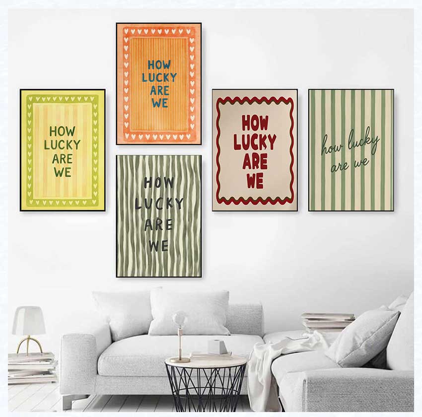Print Poster Modern Heart Stri - مراجعة Home Decor How To وسعره