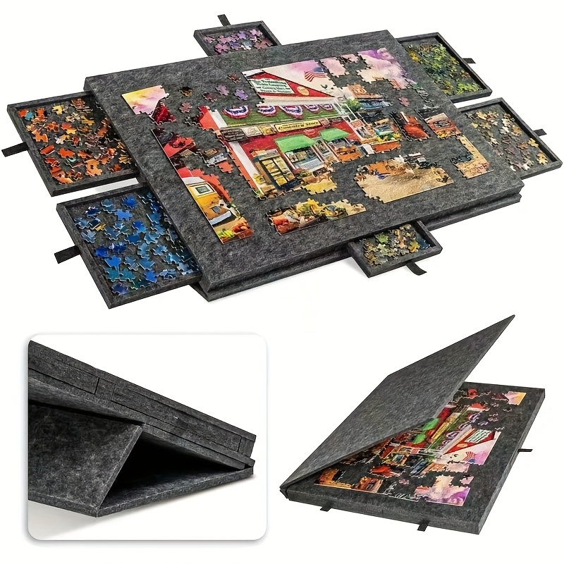 7pcs 6-Drawer Portable Puzzle  - مراجعة Home Decor Organizer وسعره