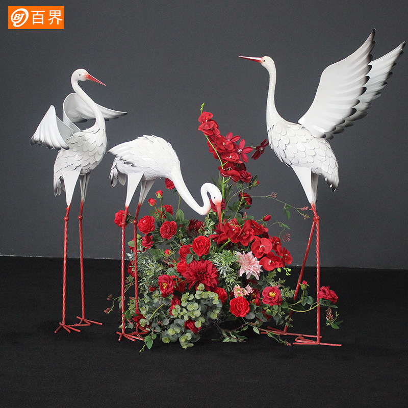 Home Decor Simulator - Wrought Iron Red-crowned Crane Ornament Simulation