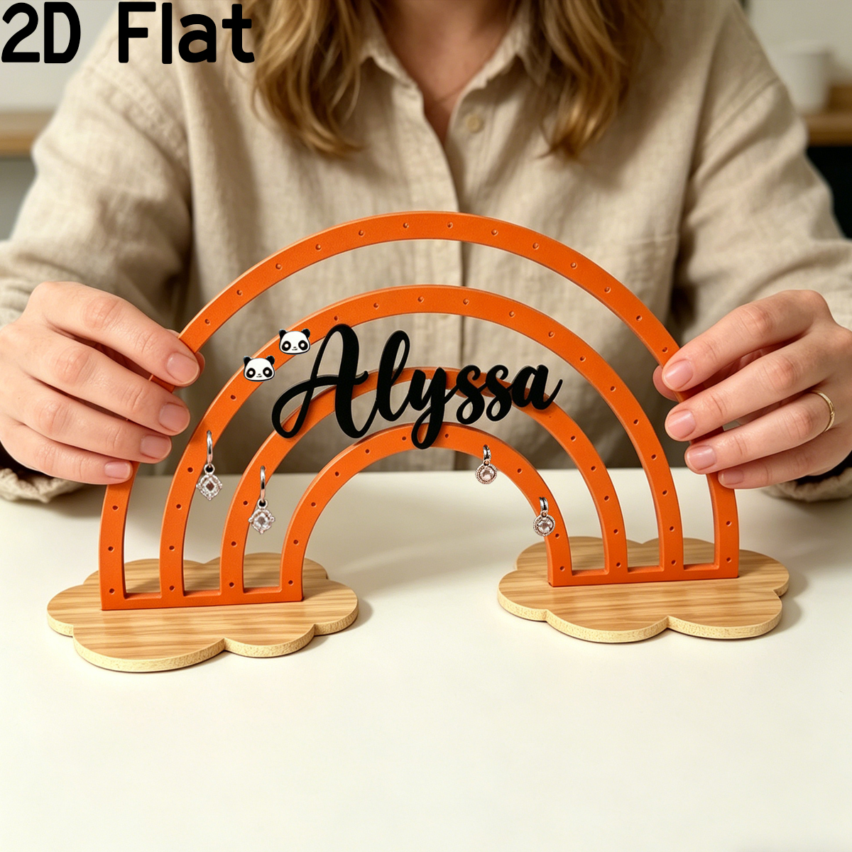 1pc Custom Nordic style Wood A - مراجعة Home Decor Organizer وسعره