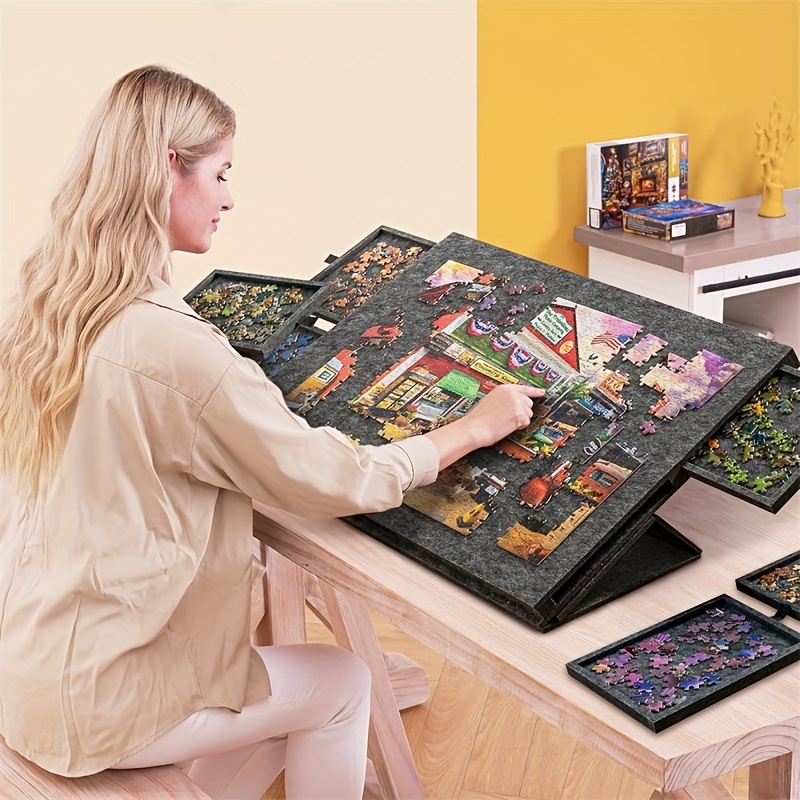 7pcs 6-Drawer Portable Puzzle - مراجعة Home Decor Organizer وسعره