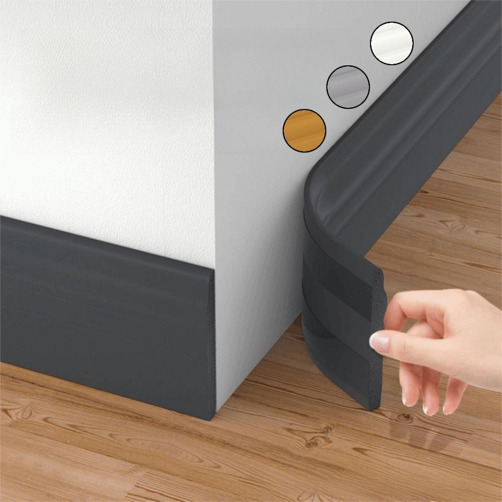 DIY Thickened Wall Baseboard A - مراجعة Home Decor Wall Molding وسعره