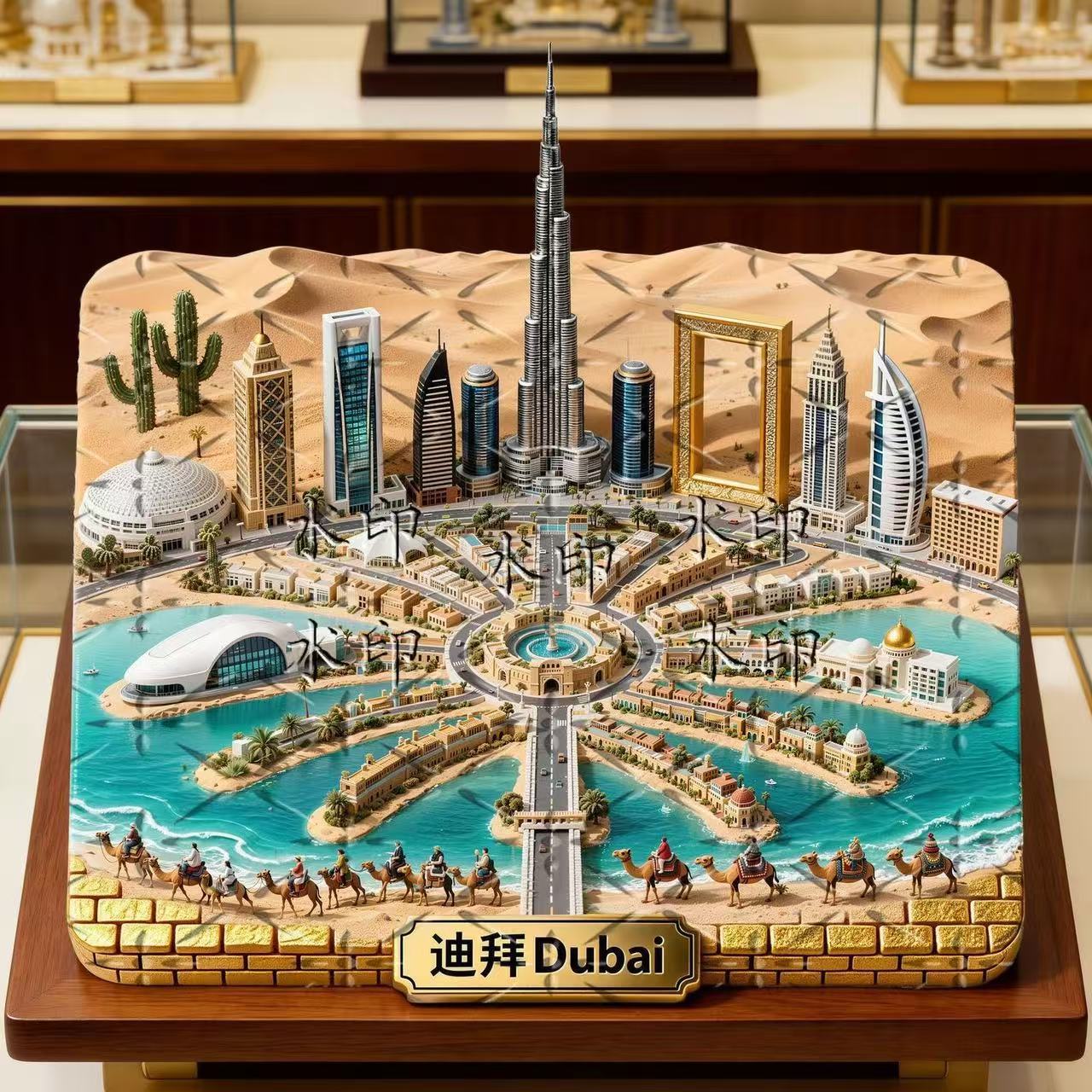 Dubai Metal Embossed Fridge Ma - مراجعة Home Decor Dubai وسعره