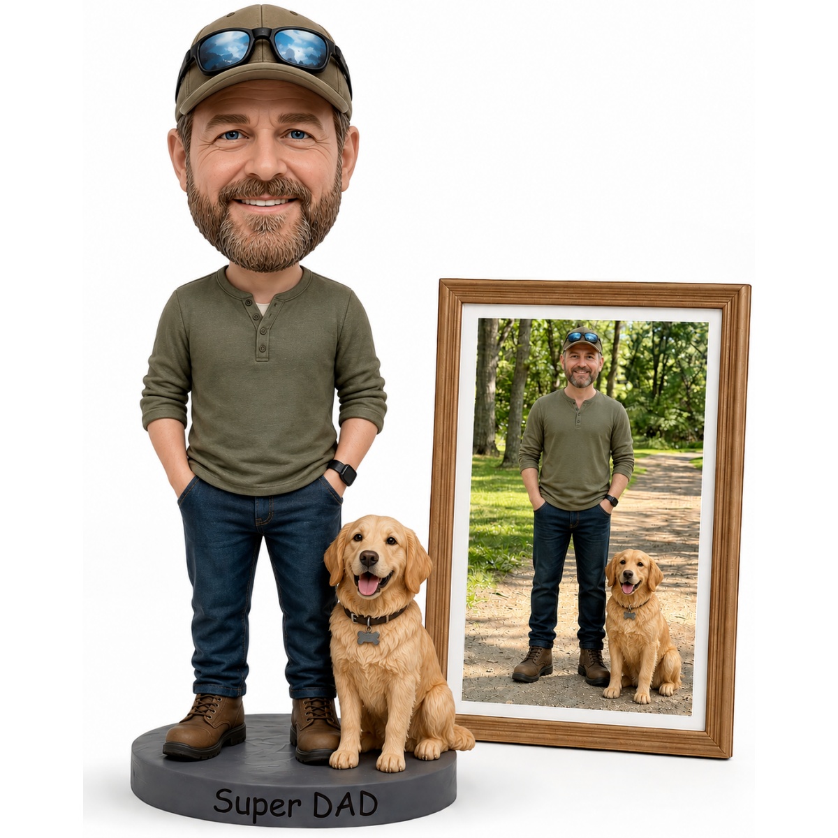 Custom Pet and Owner Bobblehea - مراجعة Home Decor From Clay وسعره
