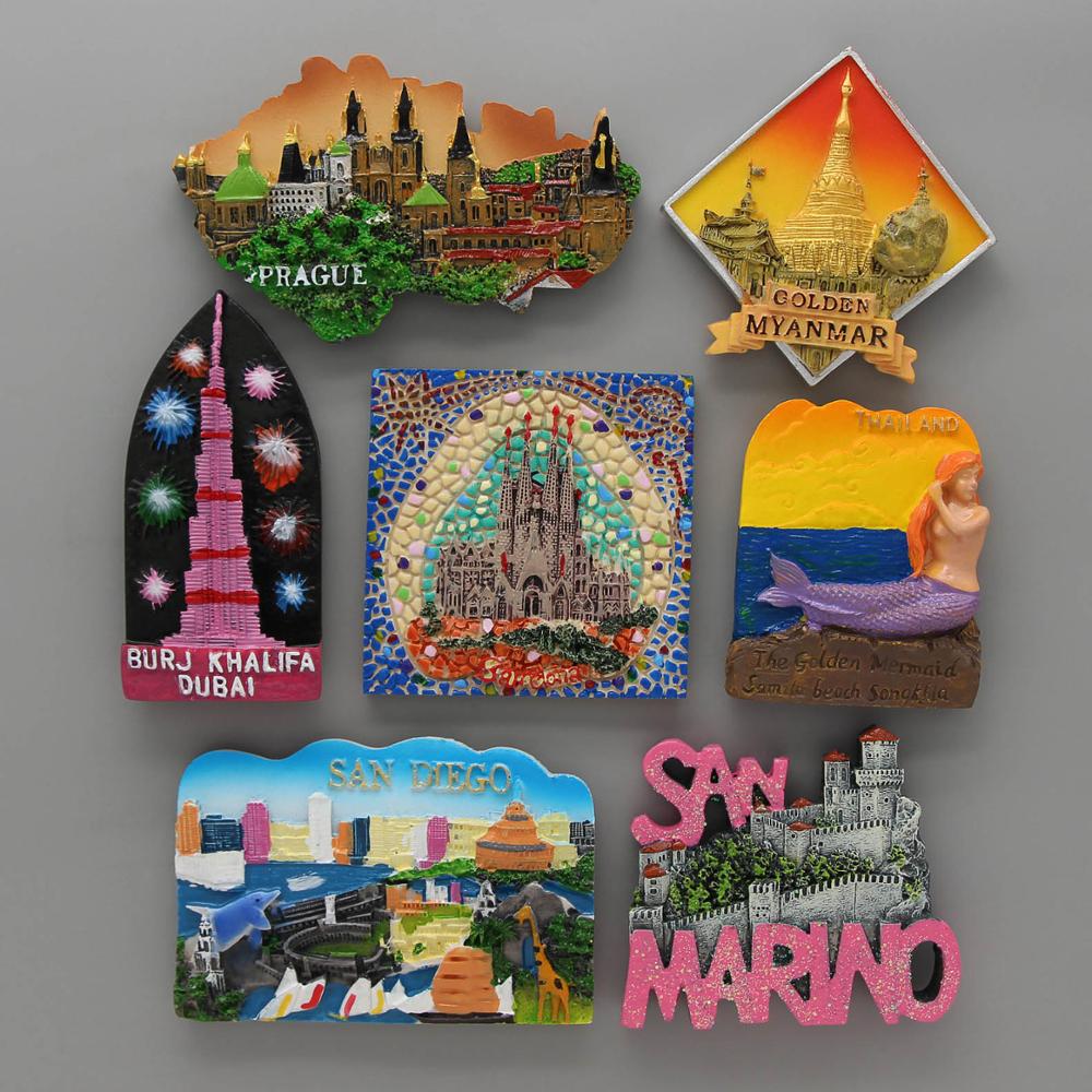 fridge magnets Barcelona mosai - مراجعة Home Decor Dubai وسعره