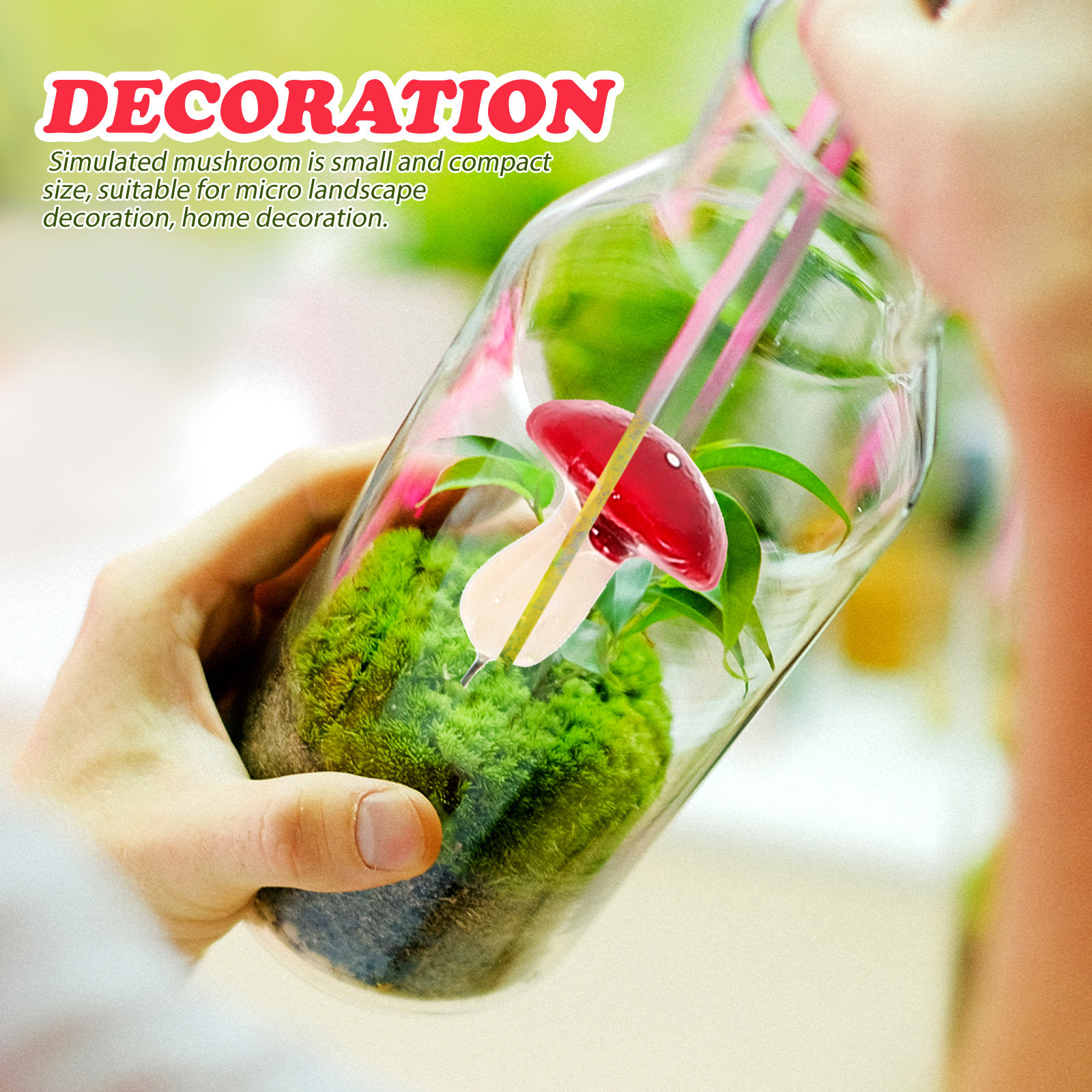 33Pcs Mini Artificial Mushroom - مراجعة Home Decor Simulator وسعره