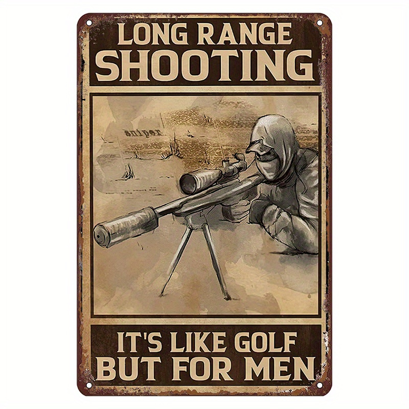 Long Range Vintage Metal Sign - مراجعة Home Decor Range وسعره