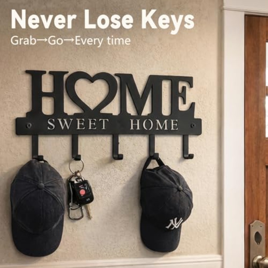 Entryway Key Holder Wall Mount - مراجعة Home Decor Organizer وسعره
