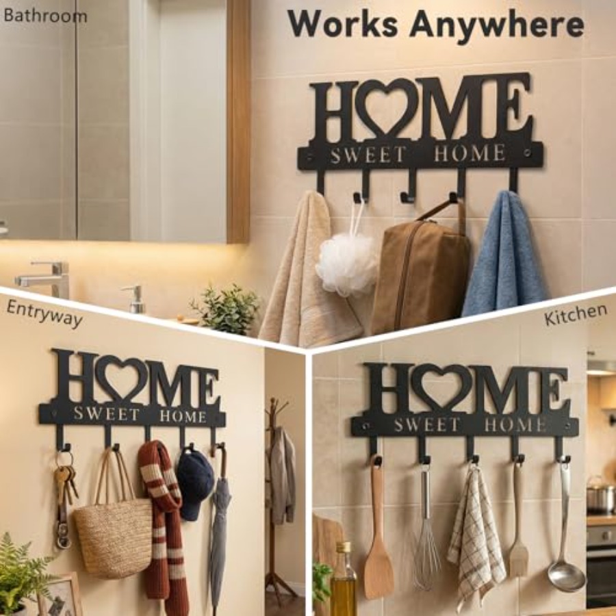 Entryway Key Holder Wall Mount - مراجعة Home Decor Organizer وسعره