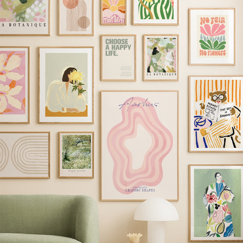 Bear Abstract Lines Rainbow Bo - مراجعة Home Decor Pt وسعره