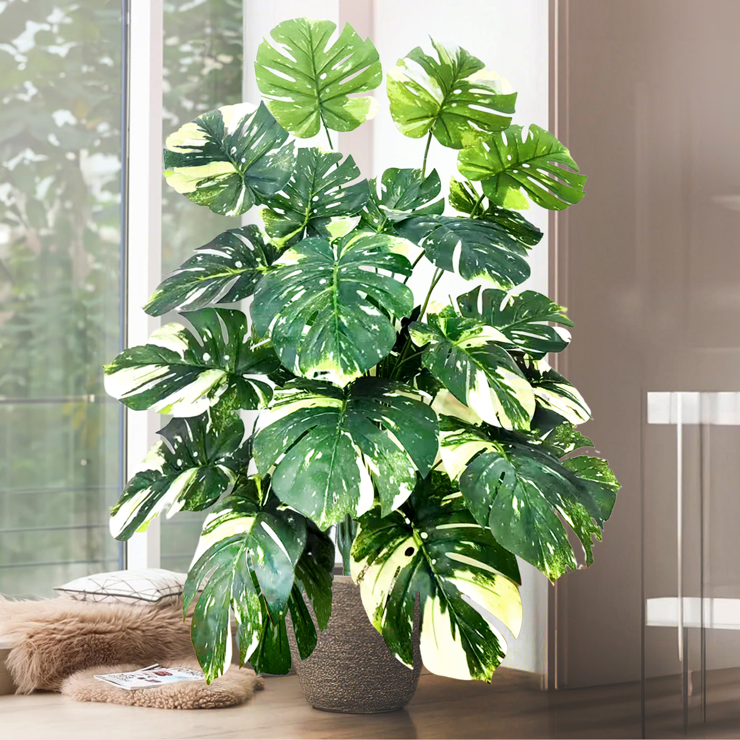 40-105cm /40.5in Artificial Mo - مراجعة Victory Home Decor وسعره