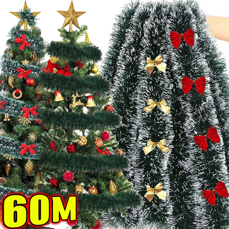 60/2m Christmas Green Cane Rib - مراجعة Home Decor Xmas Tree وسعره