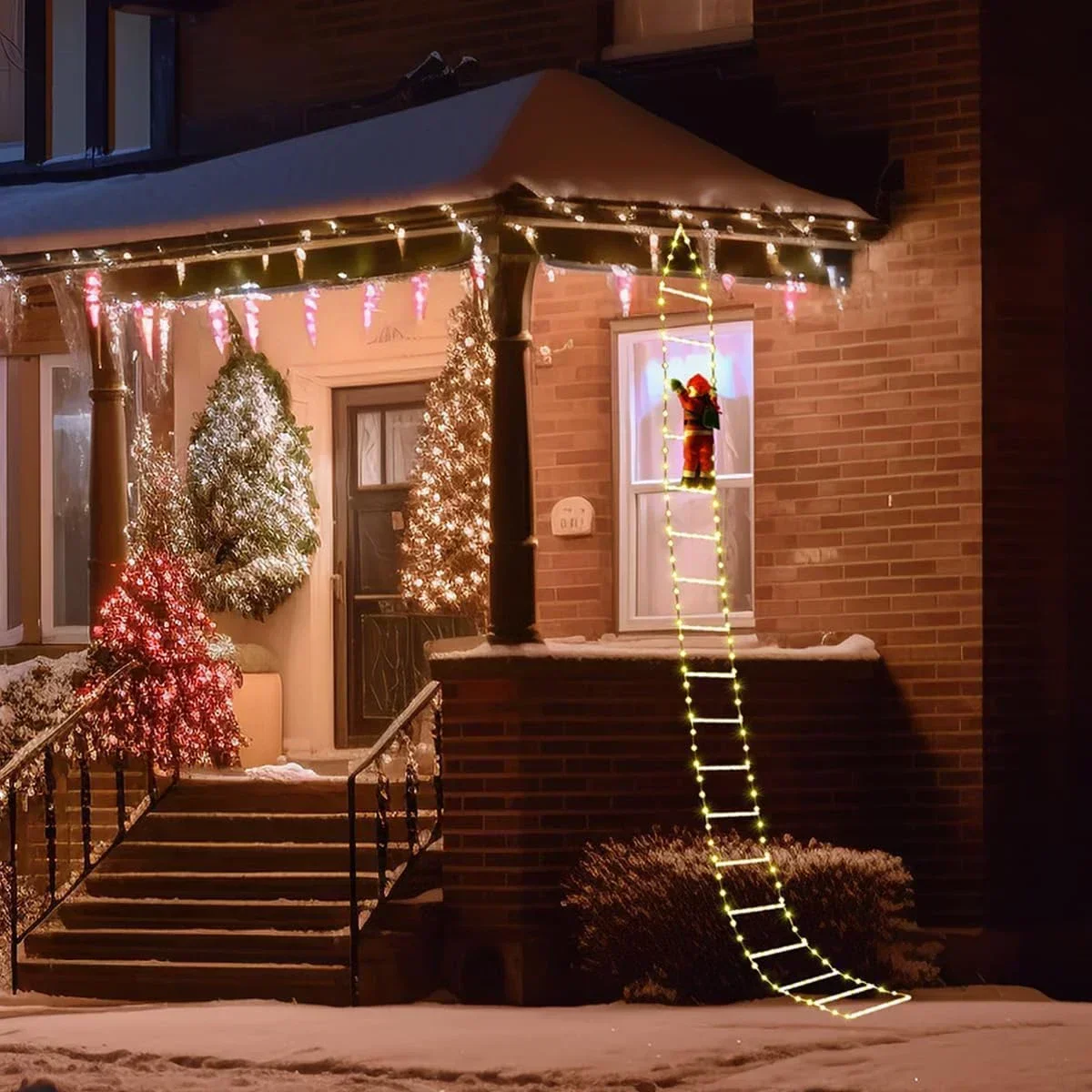 LED Ladder Light for Santa Cla - مراجعة Home Decor Xmas Tree وسعره