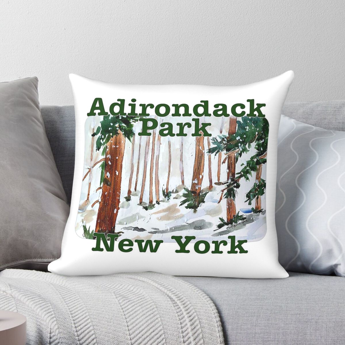 Adirondack Park New York Pillo - مراجعة Home Decor New York وسعره