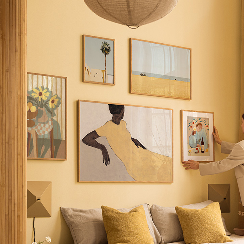 African Woman Beach Poster Can - مراجعة Home Decor Pt وسعره