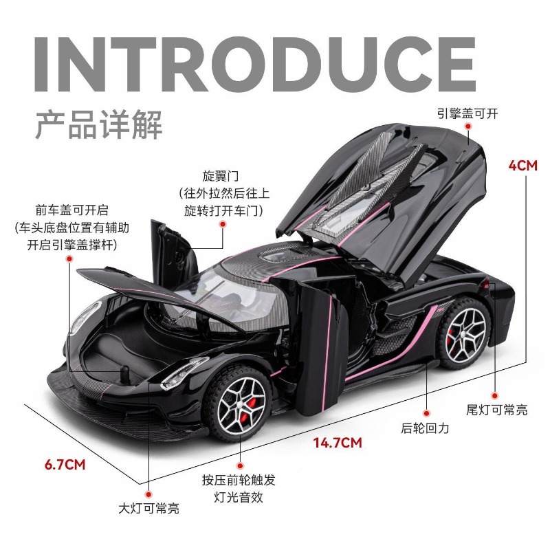 1:32 Scale Koenigsegg Jesko Ab - مراجعة Home Decor Collection وسعره