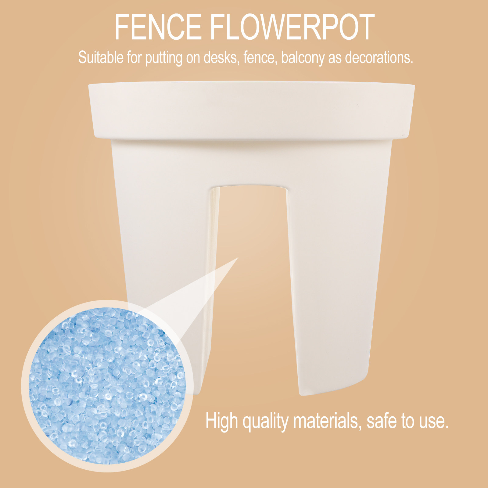 1Pcs Creative Fence Flowerpot  - مراجعة Succulent Planter Pot وسعره