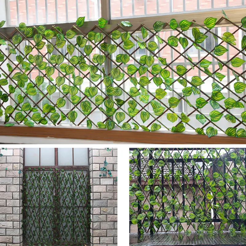 Artificial Leaf Wattled Wall F - مراجعة Home Decor Wpc Panel وسعره