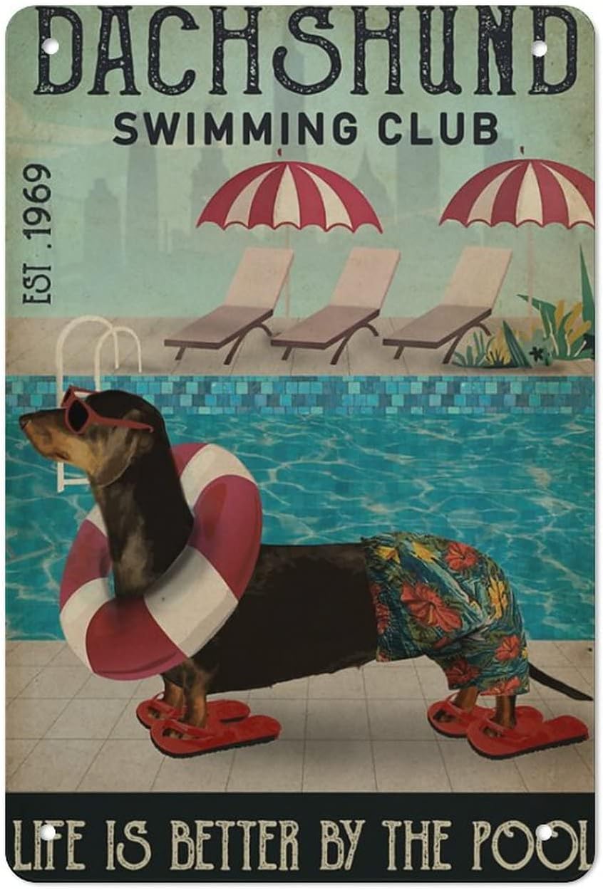 1s,Tin Sign Metal Poster Dachs - مراجعة Home Decor Shop وسعره
