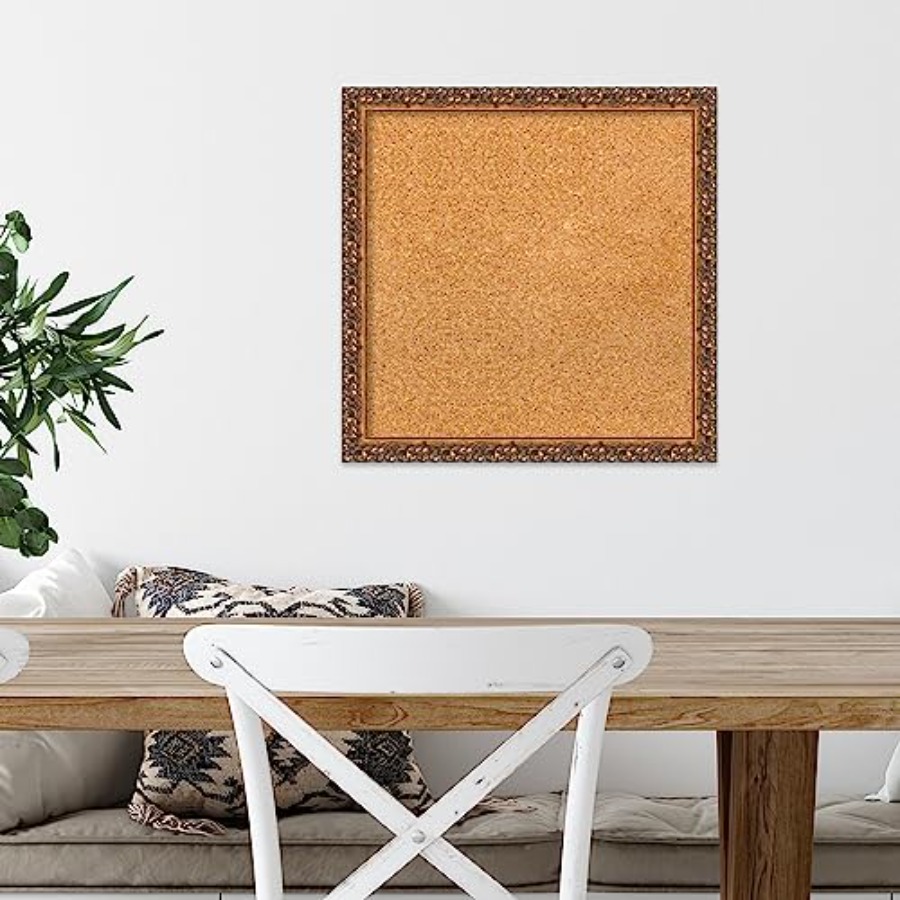 Natural Cork Board for Wall 18 - مراجعة Home Decor Vision Board وسعره