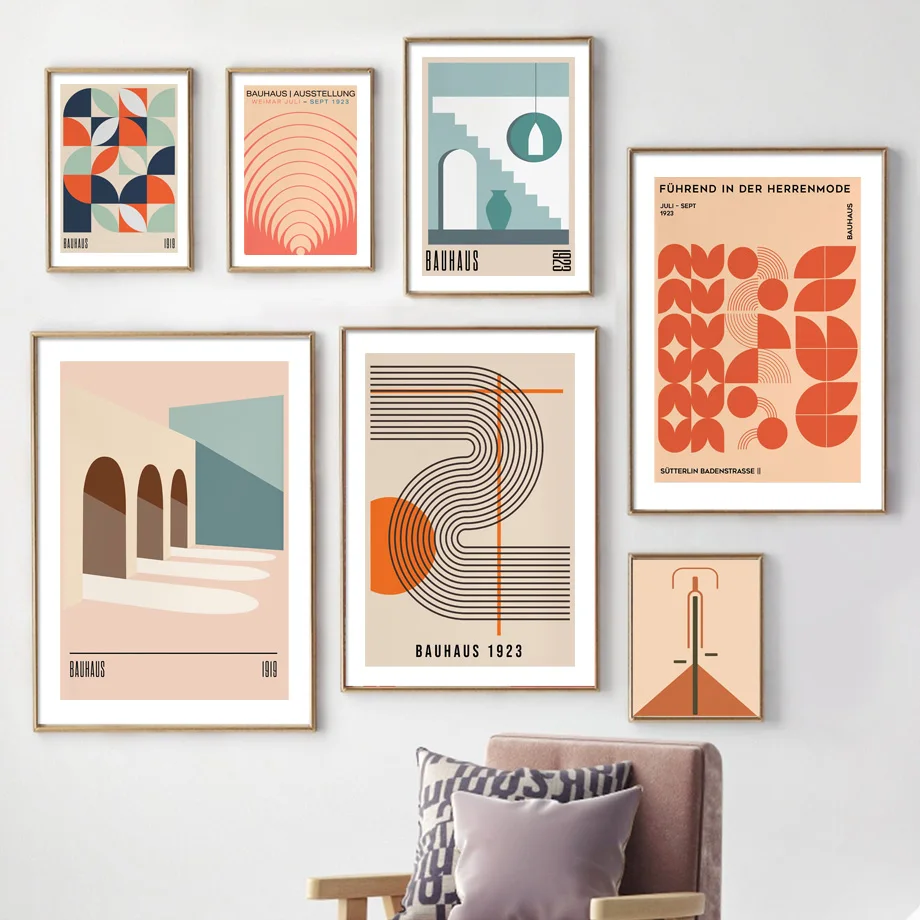 Bauhaus Expo Canvas Wall Art - - مراجعة Home Decor Expo وسعره