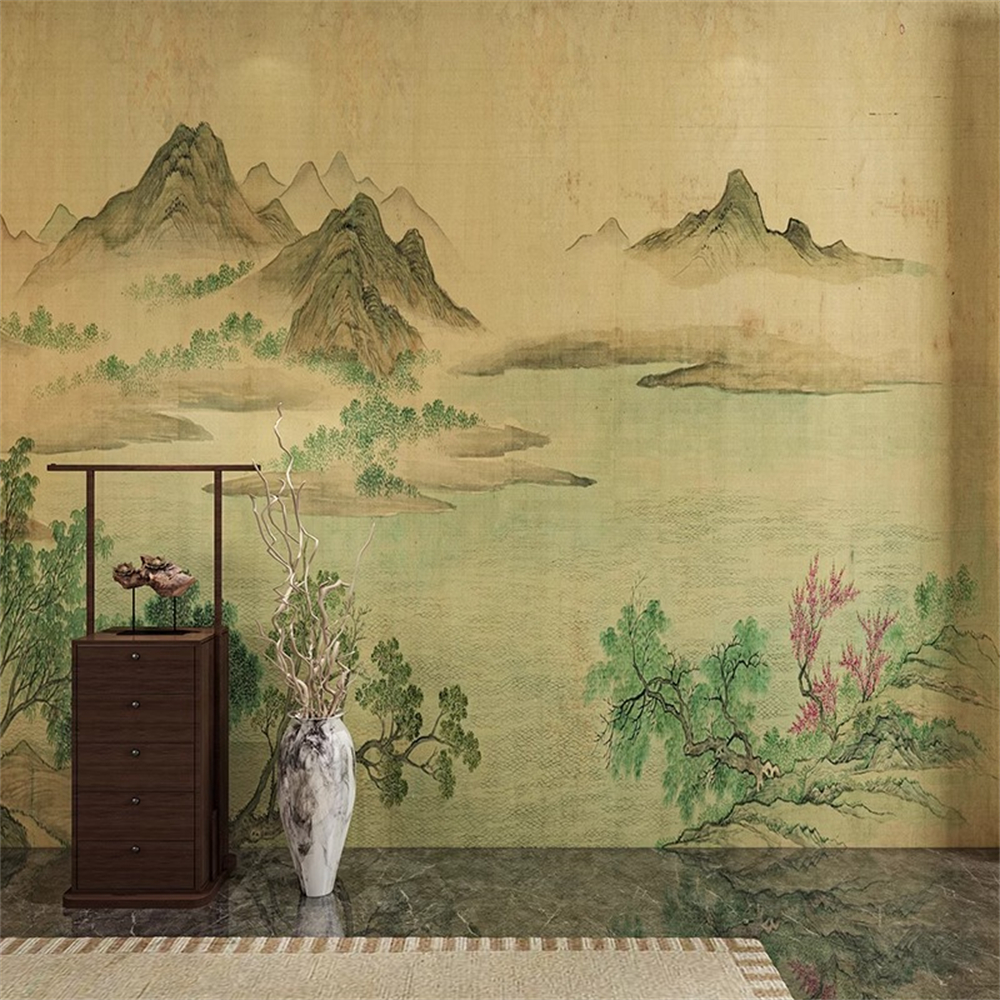 Custom art mountain range wall - مراجعة Home Decor Range وسعره