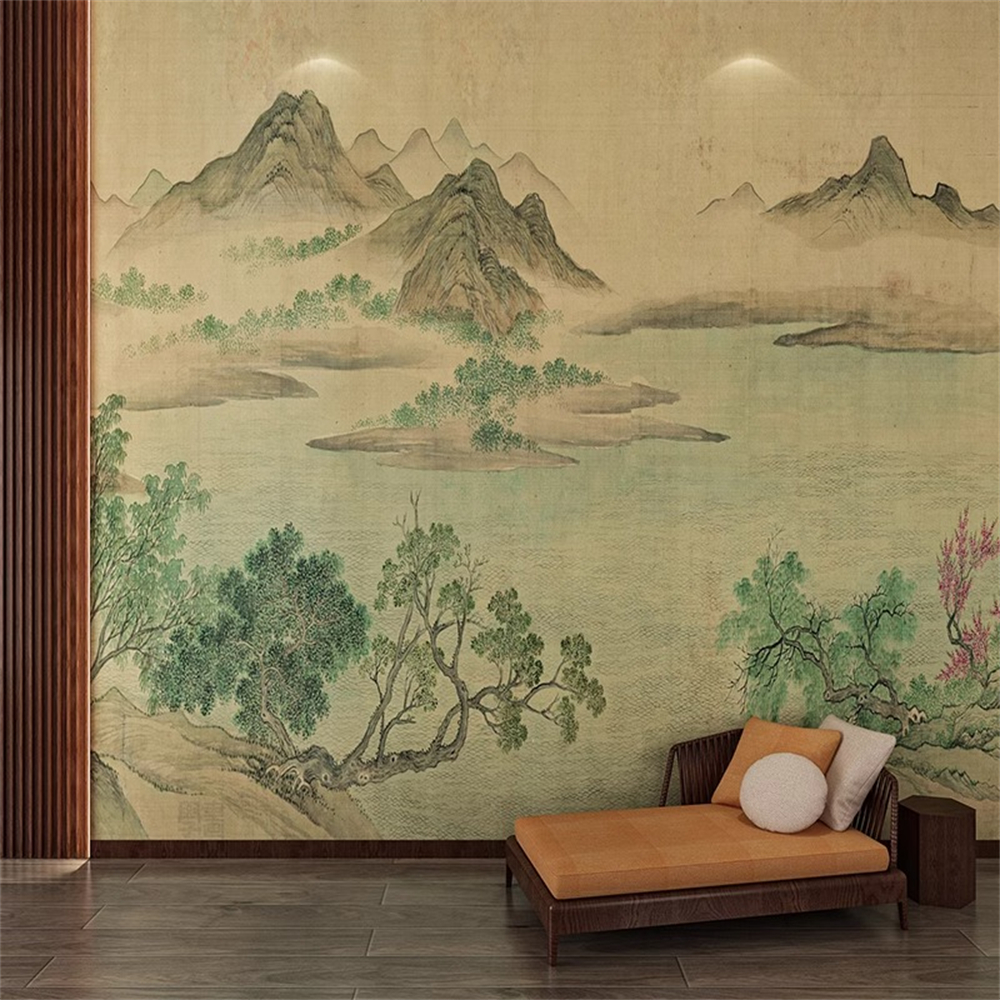 Custom art mountain range wall - مراجعة Home Decor Range وسعره