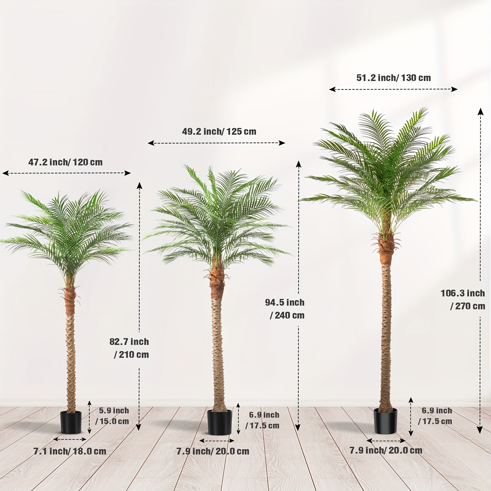 Large Artificial Palm Christma - مراجعة Home Decor Xmas Tree وسعره