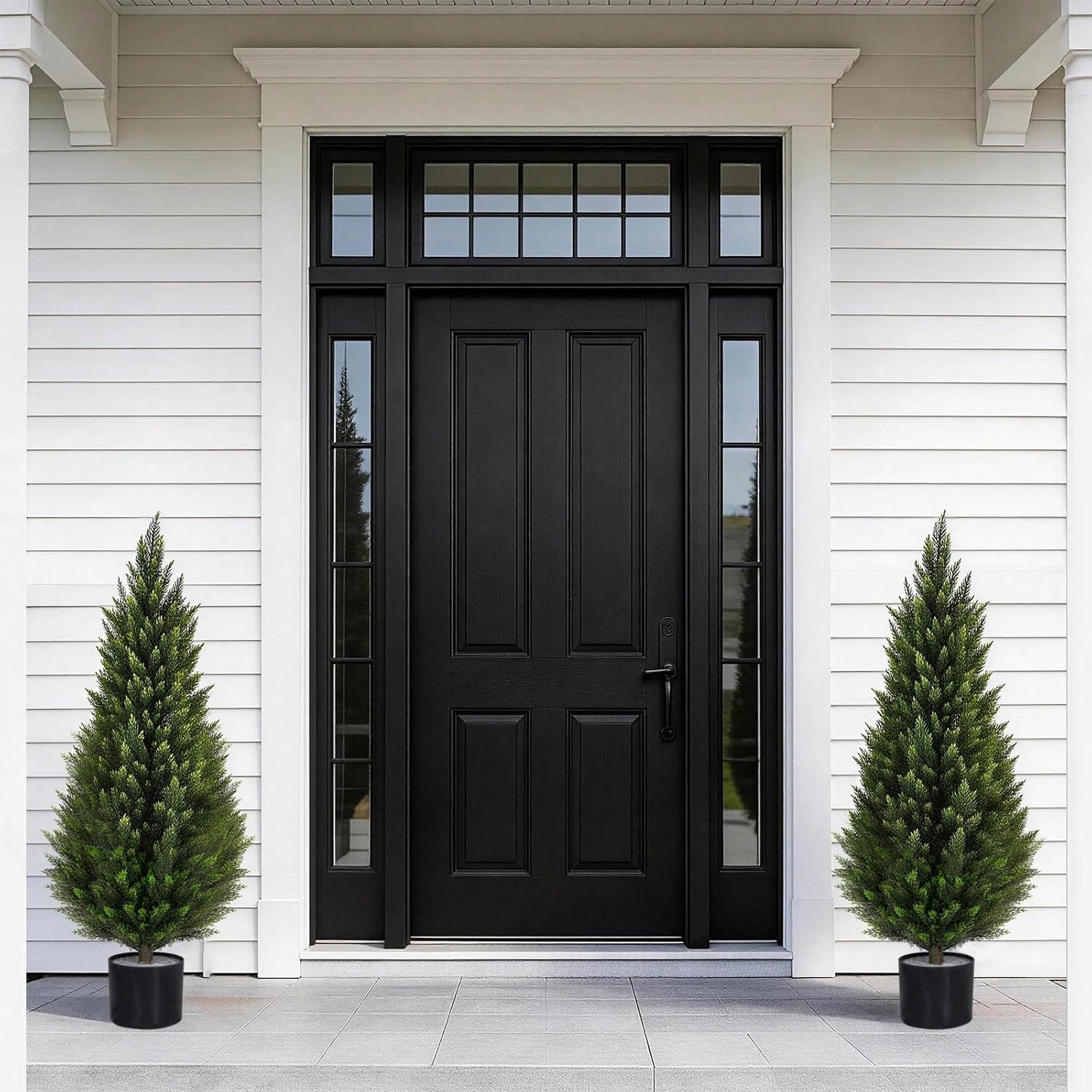 2Packs Artificial Cedar Trees  - مراجعة Home Decor Xmas Tree وسعره