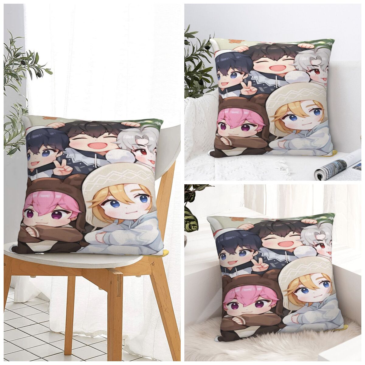 Kpop PLAVE Caligo Pt Pillow Ca - مراجعة Home Decor Pt وسعره