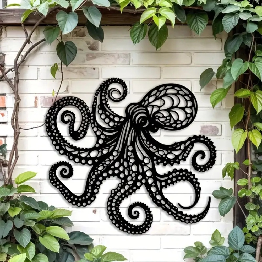 Large Metal Octopus Wall Art S - مراجعة Victory Home Decor وسعره