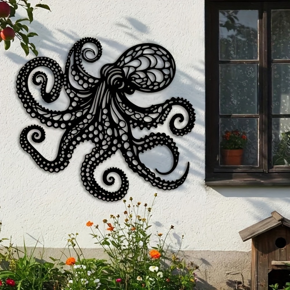 Large Metal Octopus Wall Art S - مراجعة Victory Home Decor وسعره