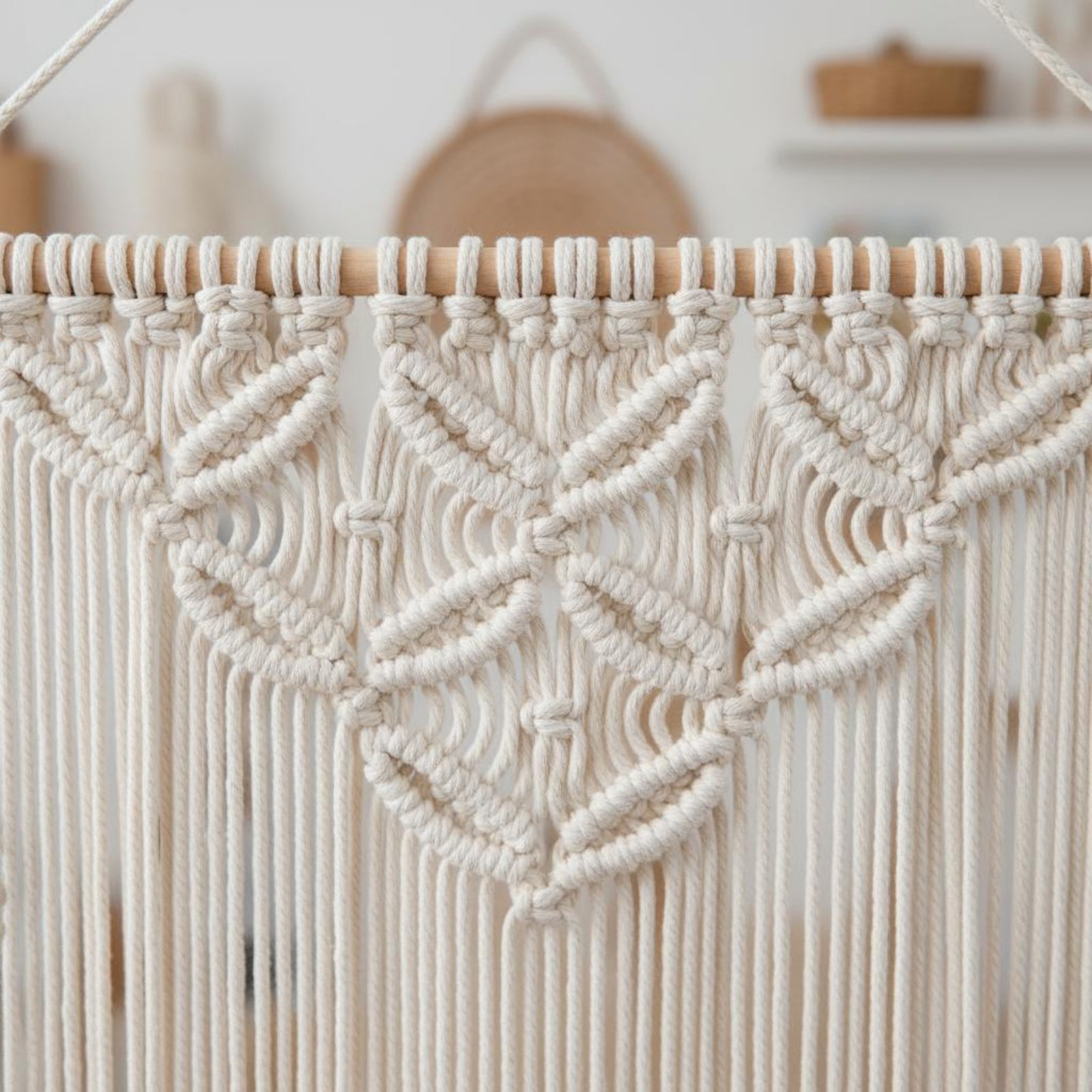 Macrame Hair Clip Holder Handm - مراجعة Home Decor Organizer وسعره