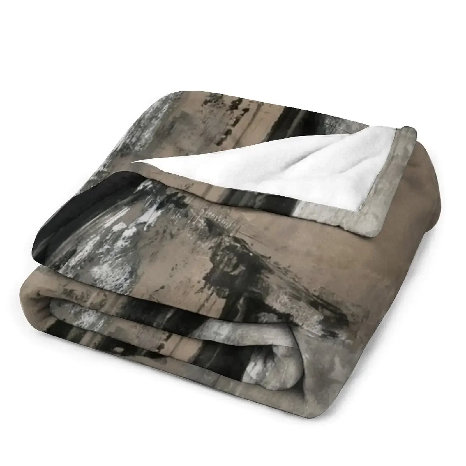 neutral abstract Throw Blanket - مراجعة Neutral Throw Blanket وسعره
