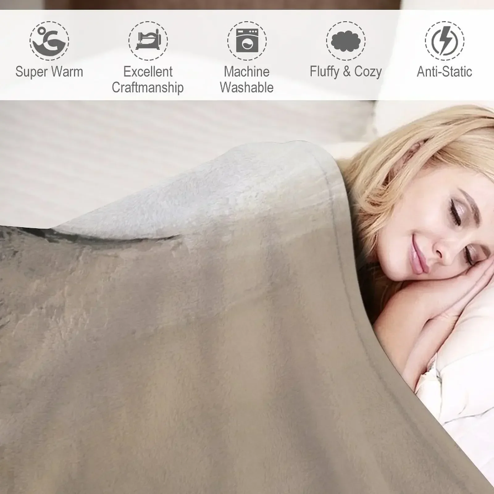neutral abstract Throw Blanket - مراجعة Neutral Throw Blanket وسعره