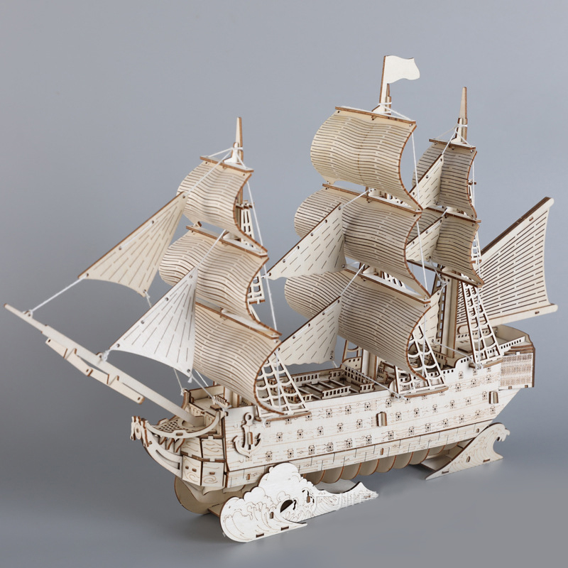 DIY 3D Wooden Puzzles HMS Vict - مراجعة Victory Home Decor وسعره