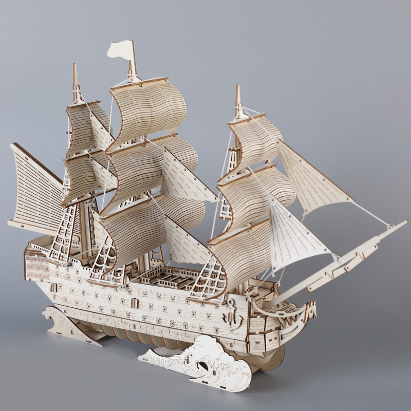 DIY 3D Wooden Puzzles HMS Vict - مراجعة Victory Home Decor وسعره