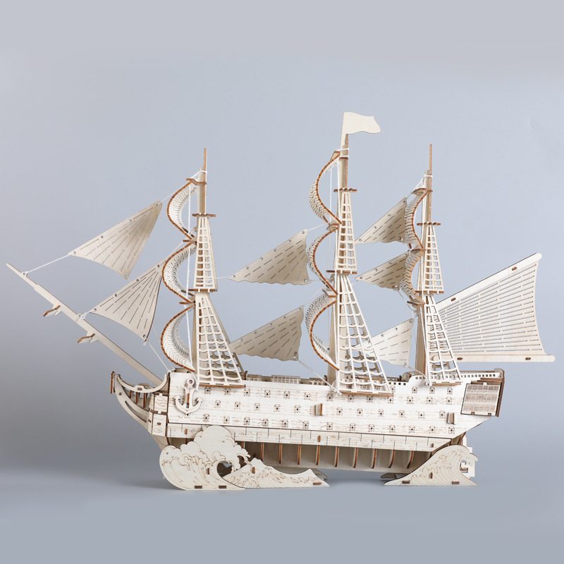 DIY 3D Wooden Puzzles HMS Vict - مراجعة Victory Home Decor وسعره