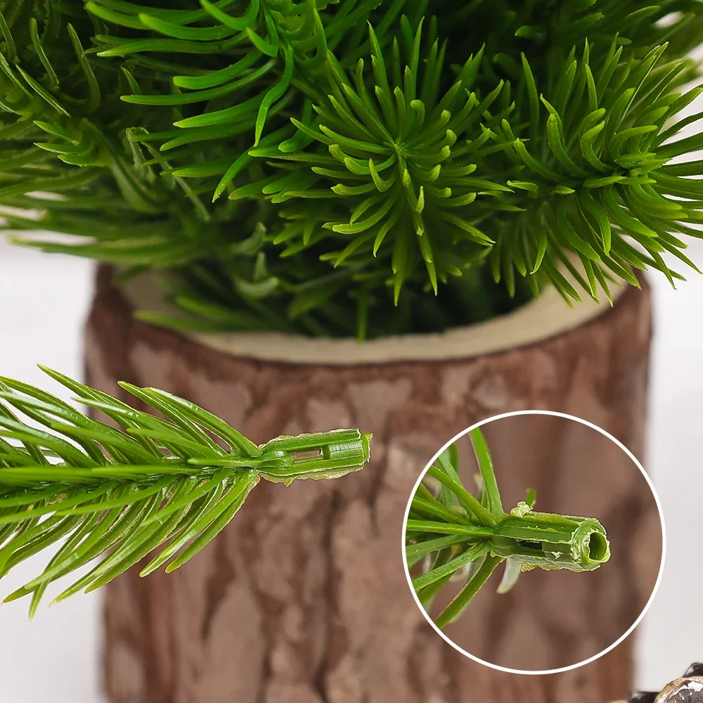 200/10Pcs Artificial Pine Need - مراجعة Home Decor Xmas Tree وسعره
