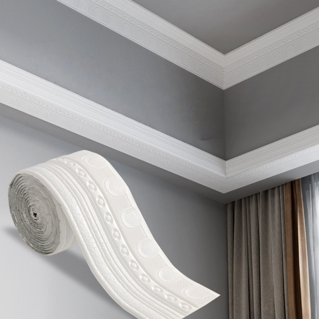 1PC 2.3m/90.55inch 2.3M Wall D - مراجعة Home Decor Wall Molding وسعره