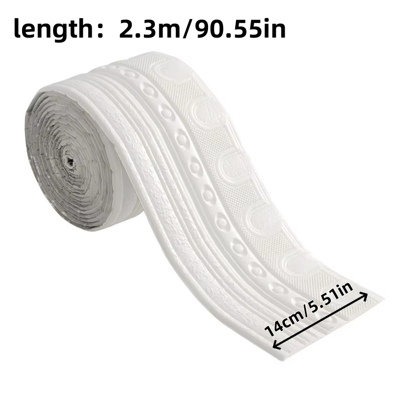1PC 2.3m/90.55inch 2.3M Wall D - مراجعة Home Decor Wall Molding وسعره