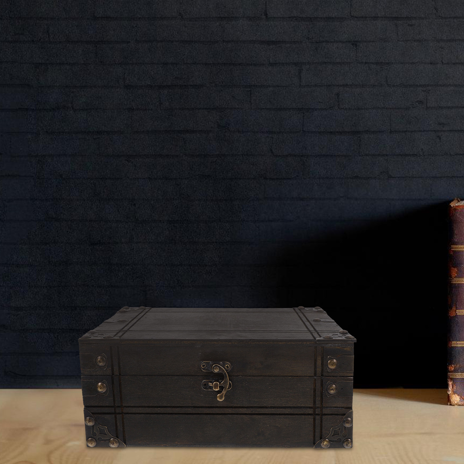 Vintage Wooden Treasure Box Re - مراجعة Home Decor Organizer وسعره